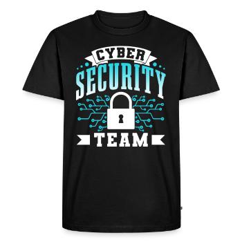 Cybersecurity Team Hacking IT Security Hacker - Men's Premium Organic T-Shirt - black - Front - Nico (187cm)