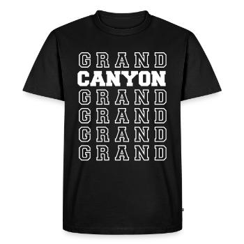 Grand Canyon National Park Arizona Colorado - Men's Premium Organic T-Shirt - black - Front - Nico (187cm)