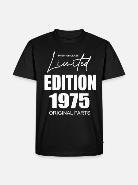 Limited Edition 1975 - Men's Premium Organic T-Shirt - black