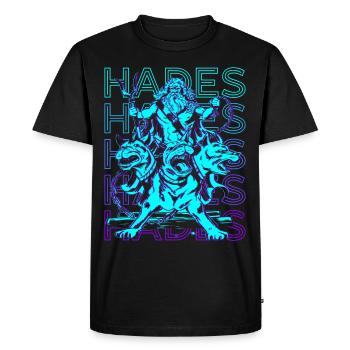 Hades Greek God Ancient Greek - Men's Premium Organic T-Shirt - black - Front - Nico (187cm)