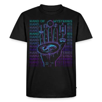 Hand of Mysteries Alchemy Alchemist - Men's Premium Organic T-Shirt - black - Front - Nico (187cm)