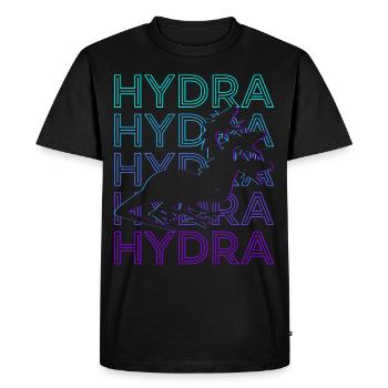 Hydra Mythologie grecque Grec ancien - T-shirt Premium bio Homme - noir - Devant - Nico (187cm)