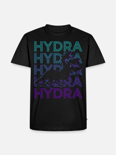 Hydra Griekse Mythologie Oudgrieks - Mannen Premium Bio T-shirt - zwart