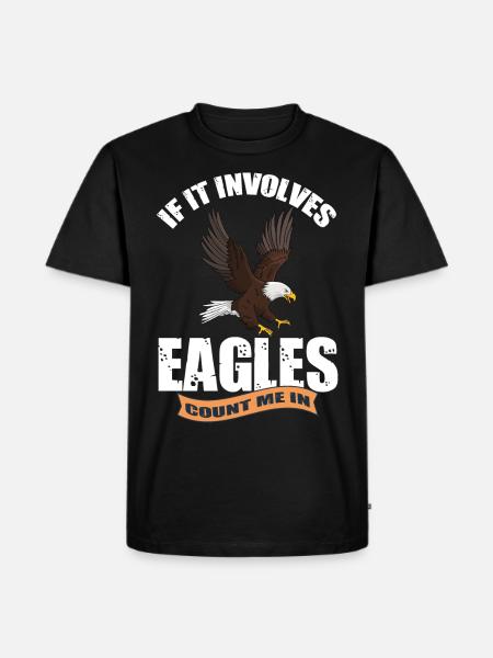 Golden Eagle Falconry Eagle Falcon Wildlife - Men's Premium Organic T-Shirt - black