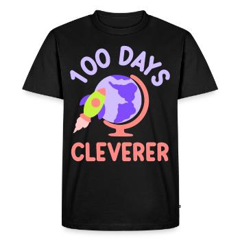 100 jours de dictons intelligents Sweet Team Drôle - T-shirt Premium bio Homme - noir - Devant - Nico (187cm)