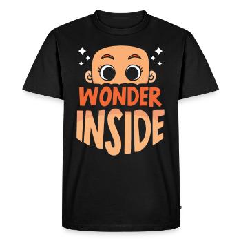 Miracle Inside Pregnant Sweet Baby Inside - Men's Premium Organic T-Shirt - black - Front - Nico (187cm)