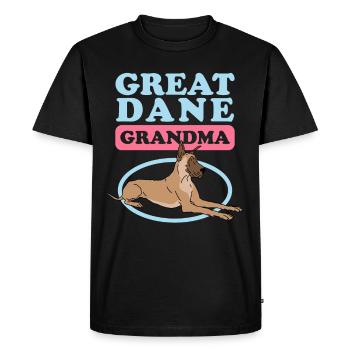 | great dane dogs Cadeau de propriétaire de chien - T-shirt Premium bio Homme - noir - Devant - Nico (187cm)