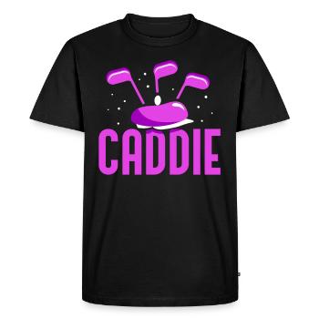 Caddie GolfIng Golf Profession Golfeur - T-shirt Premium bio Homme - noir - Devant - Nico (187cm)
