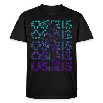 Osiris Egyptian God Egyptian Mythology - Men's Premium Organic T-Shirt - black - Front - Nico (187cm)