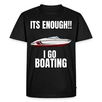 Régate de bateaux . Yacht à moteur à moteur. Yacht à voile - T-shirt Premium bio Homme - noir - Devant - Nico (187cm)