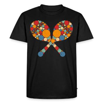 Maracas Percussionniste Musicien - T-shirt Premium bio Homme - noir - Devant - Nico (187cm)