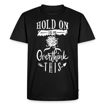 Drôle de sarcasme pour les femmes - T-shirt Premium bio Homme - noir - Devant - Nico (187cm)