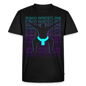 Sumo Wrestling Sumo Wrestler Japanese Wrestler - Men's Premium Organic T-Shirt - black - Front - Nico (187cm)
