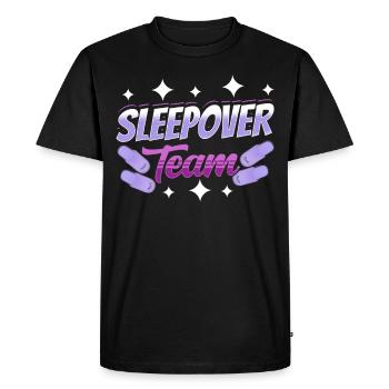 Nuit en équipe Party Nuitée - T-shirt Premium bio Homme - noir - Devant - Nico (187cm)