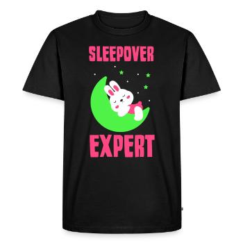 Expert pour les nuitées Nuitée Party sweet - T-shirt Premium bio Homme - noir - Devant - Nico (187cm)