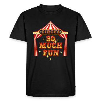 Cirque tellement amusant Costume d’artiste de cirque - T-shirt Premium bio Homme - noir - Devant - Nico (187cm)