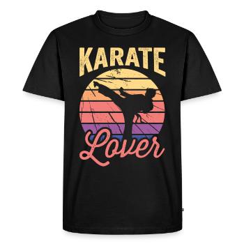 Amateurs de Karaté Arts Martiaux Combattant Arts Martiaux Arts Martiaux - T-shirt Premium bio Homme - noir - Devant - Nico (187cm)