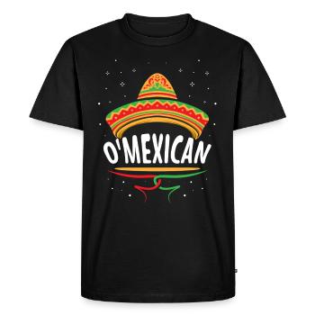 O’Mexicain Irlandais Mexicain Irlandais Irlande - T-shirt Premium bio Homme - noir - Devant - Nico (187cm)