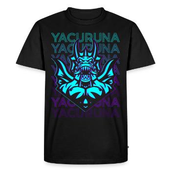 Yacuruna Ancient Mythology Mythical Aquarians - Men's Premium Organic T-Shirt - black - Front - Nico (187cm)