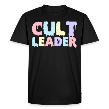 Cult Leader Pastel Goth Occult Occultism - Men's Premium Organic T-Shirt - black - Front - Nico (187cm)
