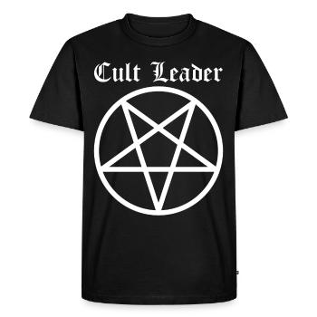 Cult Leader Gothic Pentagram Occult Goth Occult - Men's Premium Organic T-Shirt - black - Front - Nico (187cm)