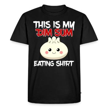 Cuisine chinoise asiatique Dim Sum I Cadeau - T-shirt Premium bio Homme - noir - Devant - Nico (187cm)