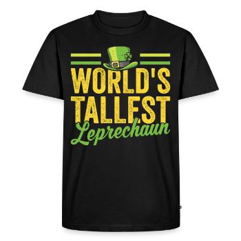 Le plus grand gobelin irlandais du monde - T-shirt Premium bio Homme - noir - Devant - Nico (187cm)