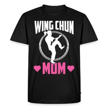 Wing Chun Mother Martial Arts Martial Arts Trainer - Men's Premium Organic T-Shirt - black - Front - Nico (187cm)