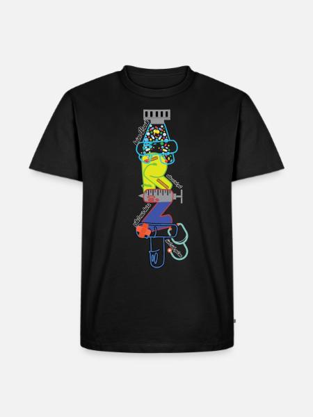 Arzt Motiv - Männer Premium Bio T-Shirt - Schwarz