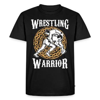 Wrestling Warrior Wrestling Wrestling Wrestling - T-shirt Premium bio Homme - noir - Devant - Nico (187cm)