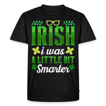 St Patrick's Day Gaelic Irish Irish - Men's Premium Organic T-Shirt - black - Front - Nico (187cm)