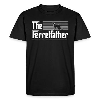 Le furet ferrelfather - T-shirt Premium bio Homme - noir - Devant - Nico (187cm)
