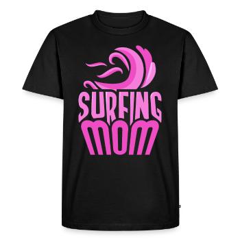 Surf Mama Surf Surfer Planche de surf - T-shirt Premium bio Homme - noir - Devant - Nico (187cm)