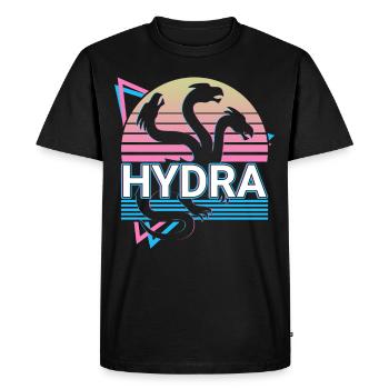 Hydra Mythologie grecque antique Rétro - T-shirt Premium bio Homme - noir - Devant - Nico (187cm)