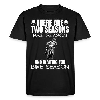 Motorcycle Lifestyle / Motorcycle / Motorcycles biker - Men's Premium Organic T-Shirt - black - Front - Nico (187cm)
