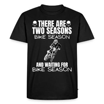 Motorcycle Lifestyle / Motorcycle / Motorcycles biker - Men's Premium Organic T-Shirt - black - Front - Nico (187cm)