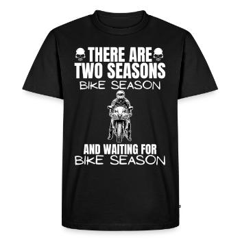 Moto Lifestyle / Moto / Motos motard - T-shirt Premium bio Homme - noir - Devant - Nico (187cm)