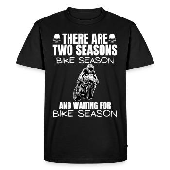 Motorcycle Lifestyle / Motorcycle / Motorcycles biker - Men's Premium Organic T-Shirt - black - Front - Nico (187cm)
