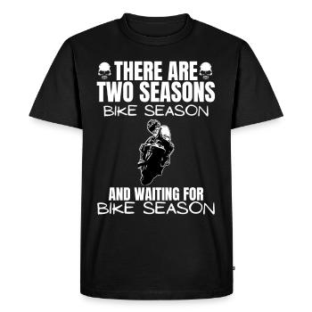 Moto Lifestyle / Moto / Motos motard - T-shirt Premium bio Homme - noir - Devant - Nico (187cm)
