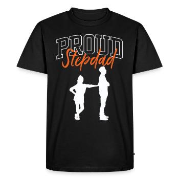 Fier beau-père Beau-père Beau-père Fête des pères - T-shirt Premium bio Homme - noir - Devant - Nico (187cm)