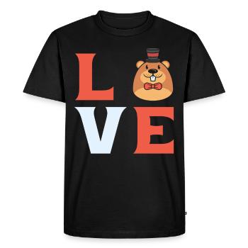 Wildlife Animal Digger Mole Lover Mole Whisper - Men's Premium Organic T-Shirt - black - Front - Nico (187cm)