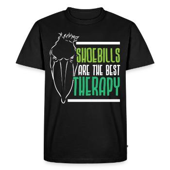 Les becs de chaussures sont la meilleure thérapie Klapperstorc - T-shirt Premium bio Homme - noir - Devant - Nico (187cm)