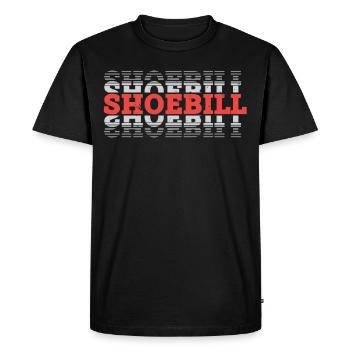 Shoebill Cigogne Tête de baleine Bird Lover v - T-shirt Premium bio Homme - noir - Devant - Nico (187cm)