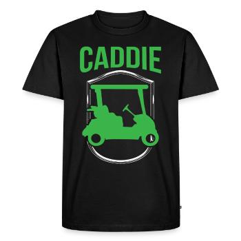 Caddie Profession Golfeur Golf Golf - T-shirt Premium bio Homme - noir - Devant - Nico (187cm)
