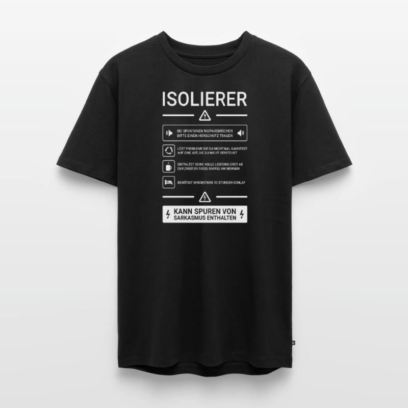 Isolierer I Isolierfacharbeiter oder Männer Premium Bio T-Shirt