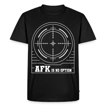 Gaming Player AFK Is No Option Gamer Video Game - Men's Premium Organic T-Shirt - black - Front - Nico (187cm)