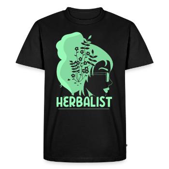 Herb Collector Herb Herb Garden Herbes - T-shirt Premium bio Homme - noir - Devant - Nico (187cm)