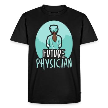 Future Doctor Profession Doctor Medical Medicine - Men's Premium Organic T-Shirt - black - Front - Nico (187cm)