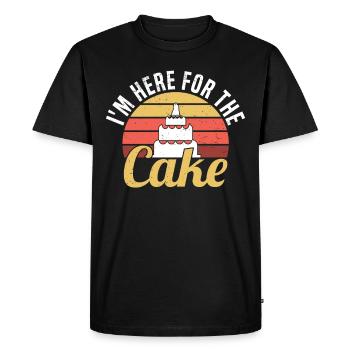 Wedding Wedding Party Wedding Cake - Men's Premium Organic T-Shirt - black - Front - Nico (187cm)