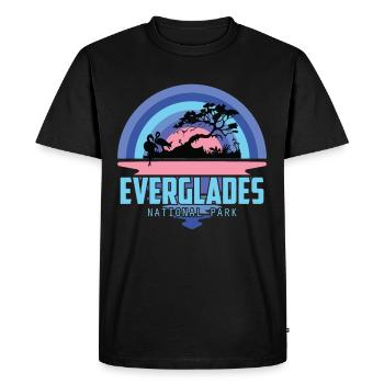Everglades National Park Souvenir Pelikan SwampGebi - Men's Premium Organic T-Shirt - black - Front - Nico (187cm)